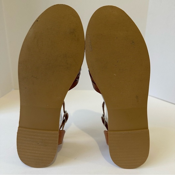 Leather Huarache Sandals Umma Sandals Chestnut size US 10 - Picture 7 of 11